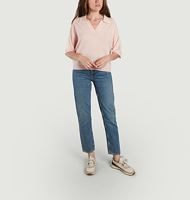 Kaschmir-Pullover mit Polokragen Charlène